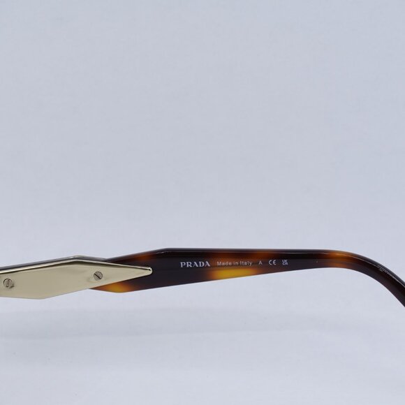 🕶️ New Prada PR65ZS ZVN70L Sunglasses Pale Gold Frame, Dark Green Lenses - Picture 9 of 14